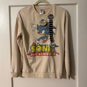 NWT Sonic Hedgehog sweatshirt . Youth 14/16.
